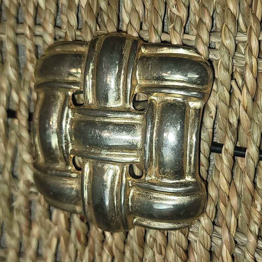 Skaffles gold square women's belt buckle